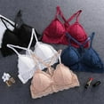thumbnail image 5 of Women Sexy Floral Padded Underwear Bra Bralette Underwire Brassiere Lingerie New, 5 of 6