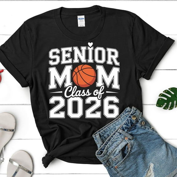 BandRole Senior Mom Basketball 2026 Shirt, Graduation Shirt