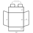 thumbnail image 4 of JUMBL Waterproof Cargo Cover 52 x 82 inches - Durable, Weatherproof Vehicle Storage, 4 of 6