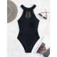 thumbnail image 3 of Traje de baño de una pieza de malla para mujer, traje de baño sexy con aberturas, monokini deportivo de cintura alta, traje de baño para mujer, traje de playa para surf 2024, 3 of 4