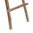 thumbnail image 6 of LuxenHome Solid Wood Natural 4-Rung 59-Inch Tall Blanket Ladder, 6 of 8
