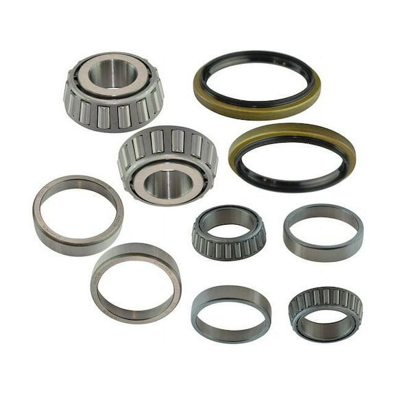 Front Wheel Bearing and Seal Kit 8 Piece - Compatible with 1981 - 1998 Ford E-350 Econoline 1982 1983 1984 1985 1986 1987 1988 1989 1990 1991 1992 1993 1994 1995 1996 1997