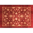 thumbnail image 1 of Ahgly Company Indoor Rectangle Abstract Orange Modern Area Rugs, 5' x 8', 1 of 4