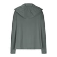 thumbnail image 4 of SHTXOZHI Veste Athlétique Légère pour Femmes Protection Solaire Fermeture Éclair Complète Manches Longues Chandails à Capuchon Randonnée Extérieur, 4 of 7