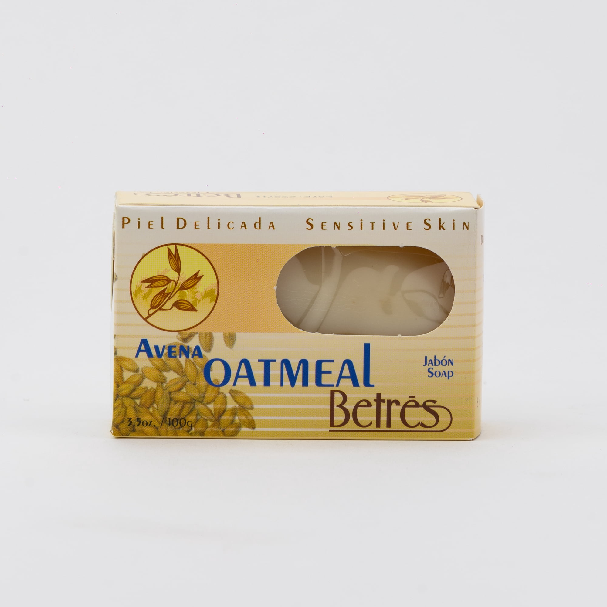 Betres Oatmeal Soap, Jabon De Avena, 3.5 Oz.