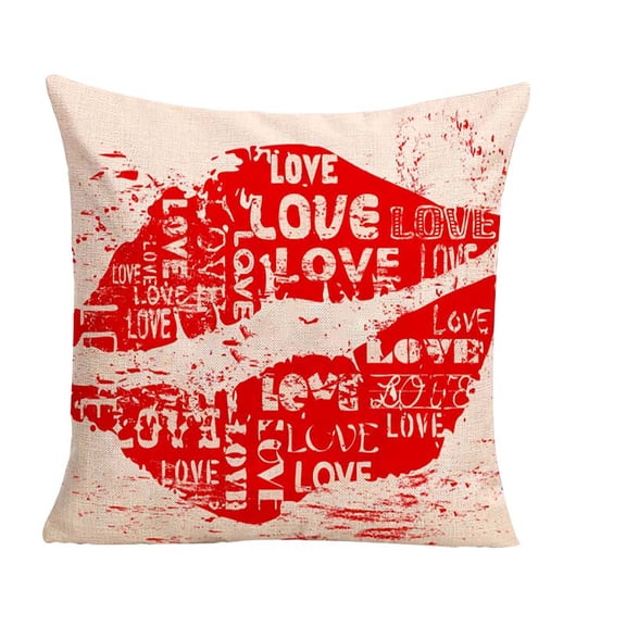 Hwkond Sofa Pillows Covers Valentine's Day Pillowcase Decorative Pillow Case Pillow Case,(Up to 25% Off)MulticolorC