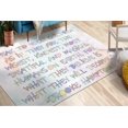 thumbnail image 2 of Home Decor Rugs, Saloon Rug, Modern Rugs, Corridor Rug, Positive Rug, Large Rugs, Motivation Rug, Housewarming Gift Rugs, Pattern Rugs, 1.7'x2.3' - 50x70 cm, 2 of 8