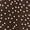 Brown, variant on MODA NOVA Junior's Elastic Waist Zipper Vintage Polka Dots Midi Skirt