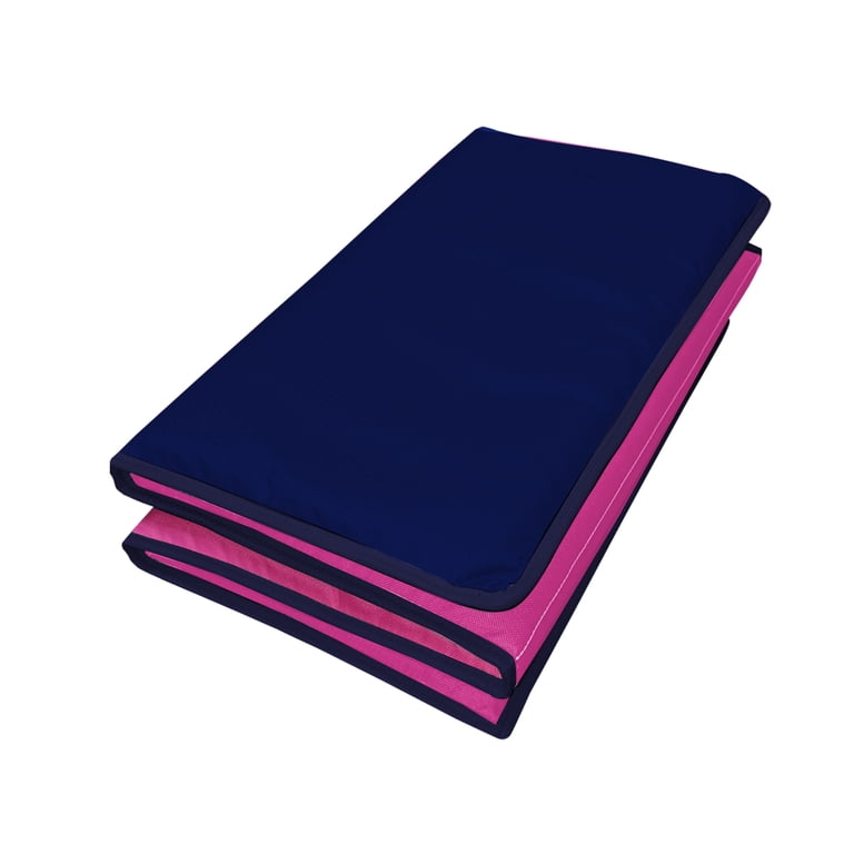 2 pack) Smart Color Kids Mat 1.6 in Double Sided Blue & Pink