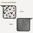 thumbnail image 2 of Pofeuu Retro Rooster Print Silicone Trivet Mats,Silicone Hot Pads for Kitchen, Silicone Trivets for Hot Pots and Pans, Silicone Hot Pad, 2 of 8