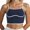 Navy, variant on HNMKIU Women's Square Neck Longline Workout Camisole with Sports Bra Support Crop Yoga Top Built in Bra Tank Tops for Women Navy,XS