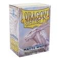 thumbnail image 2 of Dragon Shield 100CT Standard Size Deck Protector Matte Sleeves - White, 2 of 3