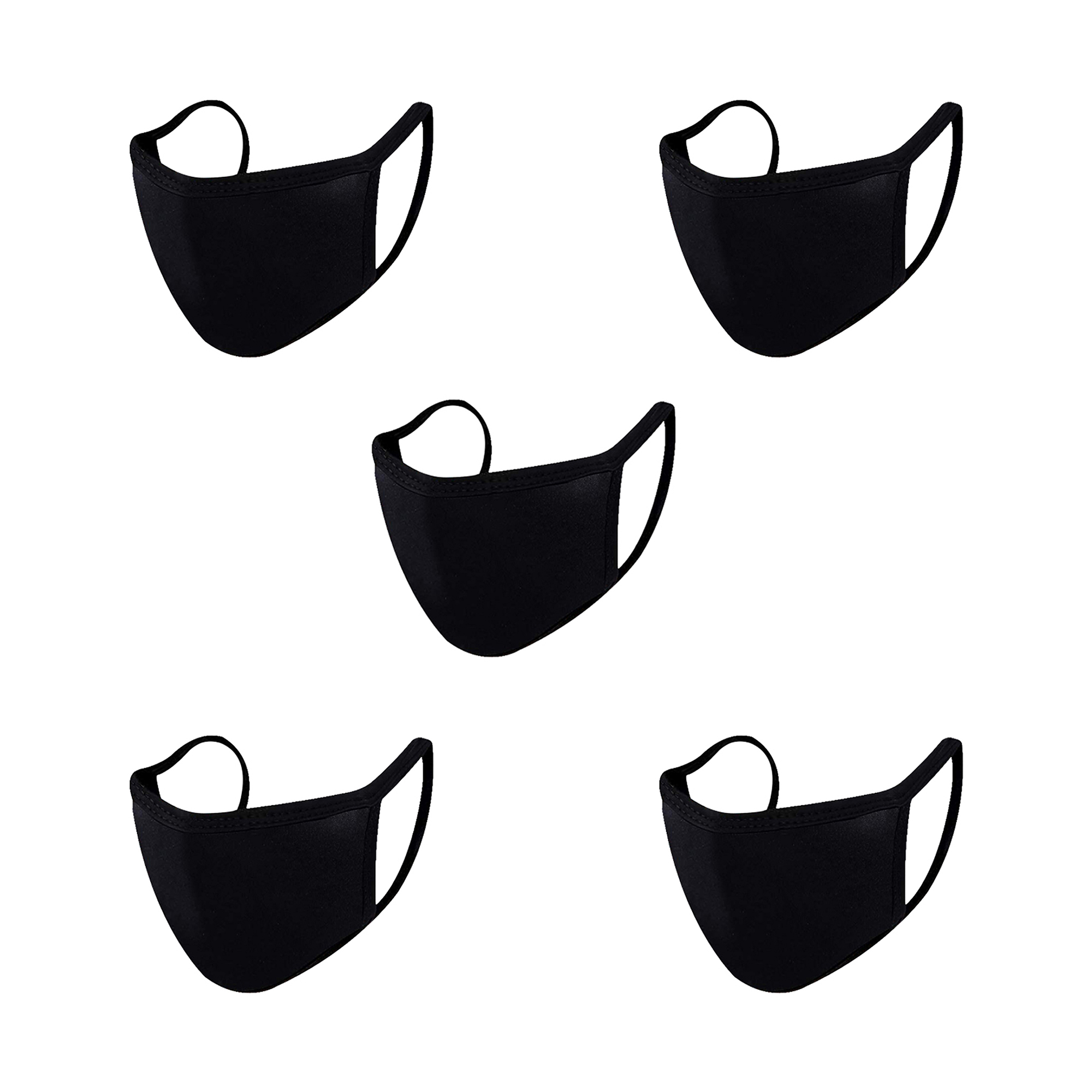 5 Pack Premium Cotton Mask Reusable Washable Face Mask