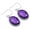Amethyst Quartz, variant on Natural Smithsonite Women Jewelry 925 Sterling Silver Earring