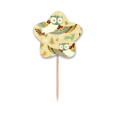 thumbnail image 1 of Adorables pájaros búhos luz patrones florales Selección de pastelitos Star lable Flag en palillos de dientes, 1 of 3
