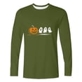 thumbnail image 4 of ThriftyPlait Funny Halloween Graphic Tee for Men Plus Size Long Sleeve Crewneck Shirt Casual Loose Fit Fall Top for Men, 4 of 4