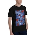thumbnail image 2 of Bingfone Abstract Colorful Butterflies Men'S Loose Fit Short-Sleeve Pocket T-Shirt, 2 of 7