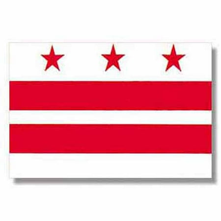 District of Columbia Flag, 3' x 5', Nylon SolarGuard Nyl-Glo, Model# Model# 146460