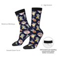 thumbnail image 4 of Fuzoiu Sharks In Sunglasses Print Athletic Crew Socks for Men & Women,Casual Crew Socks,Above Ankle Crew Socks for Business, Casual, 4 of 6