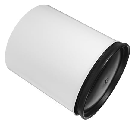 WHAMVOX  Household Garbage Can Waste Paper Basket Modern Office White