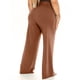 thumbnail image 2 of Sexy Dance Pantalones de mujer Pantalones palazzo de color liso Pantalones de cintura media Pantalones holgados Uso diario, 2 of 3