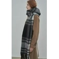 thumbnail image 3 of CoCopeaunts Women Long Plaid Blanket Chunky Scarf Oversized Checked Scarf with Tassel Winter Scarves Wrap Shawl, 3 of 5