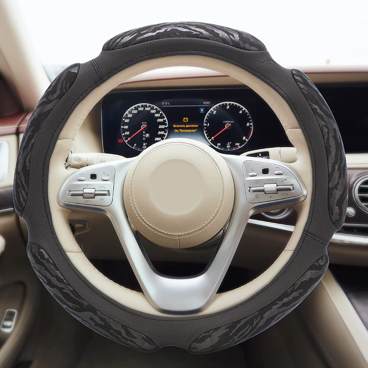 Goodyear Camaflouge Military Design Steering Wheel Cover with