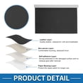 thumbnail image 5 of Unique Bargains Self Adhesive Leather Repair Patch Strong Stickiness Leather Repair Tape Faux Leather1 Pcs Black 19.6" x 39", 5 of 7