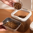 thumbnail image 6 of 4lbs Airtight Dog Cat Food Storage Container, Dog & Cat Treat Container, BPA-Free, Pet Clear Stackable Pet Storage Bin, Boxdamp-Proof Pet Food Storage Bin, 6 of 7