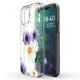 thumbnail image 1 of TalkingCase Slim Phone Case Compatible for Apple iPhone 12, 12 Pro, Flower 7 Print, Lightweight,Flexible,Soft, USA, 1 of 7