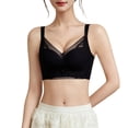 thumbnail image 4 of Gytharion Women's Soild Color Lace Wireless Bras Push-up Breathable Underwear Bras Lightly Comfortable Bras,34A/B-40A/B, 4 of 6