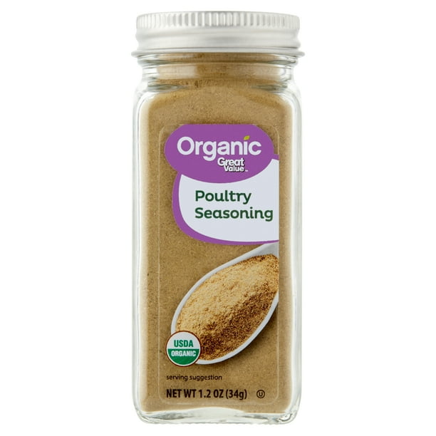 Great Value Organic Poultry Seasoning, 1.2 oz
