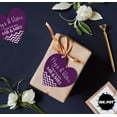 thumbnail image 6 of Inkdotpot Silver Foil Paper Hang Tag Hugs & Kisses From The Wedding Favor Tag 100 Pieces, 6 of 6