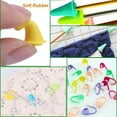 thumbnail image 5 of 43 Pcs Tapestry Needles Set, Yarn Needle for Crocheting, Large Eye Sewing Needles with Stitch Markers, Darning Needle with Clear Box, Plastic Sewing Needles for for Knitting Crocheting, 5 of 8