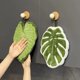 thumbnail image 5 of Toallas de Mano Colgantes Monstera Deliciosa – Toallas de Cocina de Felpa Absorbentes y Sin Pelusa con Forma de Hoja, de Secado Rápido, con Lazo Incorporado para Colgar En El Tirador Del Armario o De, 5 of 7