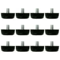 thumbnail image 1 of Uxcell 12pcs M8 x 10 x 30mm Atornillable Pies Niveladores de Muebles Ajustables Cubierta de Suelo, 1 of 7