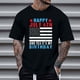 thumbnail image 1 of Tops para hombre, blusas y camisas de cuello redondo y manga corta para hombre, tops casuales de cuello redondo y manga corta con estampados especiales para hombre., 1 of 5