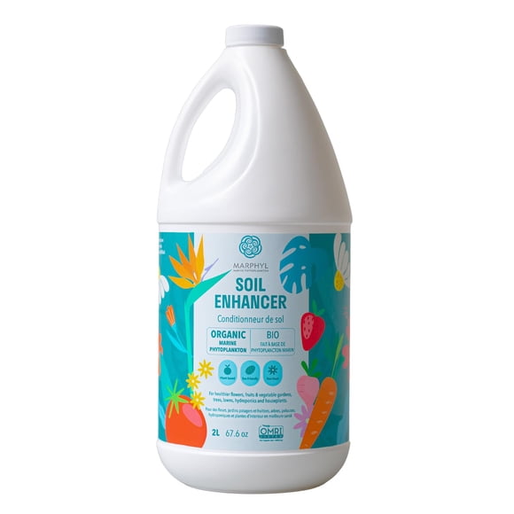 MARPHYL Organic Liquid Fertilizer &acirc; Indoor & Outdoor House Plant Fertilizer - All-Purpose Nutrient-Rich Plant Food - Soil Enhancer for Garden, Flowers, Ve