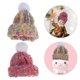 thumbnail image 2 of 2 pequeños gorros de punto para muñecas, mini gorros de invierno para manualidades, bonitos gorros y gorros peludos, suministros para manualidades y decoración de casas de muñecas., 2 of 7