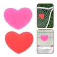 thumbnail image 2 of CIMAXIC Silicone Tennis Racket Dampeners for Vibration Absorption Assorted Color Set of 6 Heart Shape Fits All Rackets,0.98"X0.98"X0.39", 2 of 5