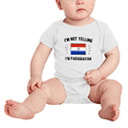 thumbnail image 2 of I'm Not Yelling, I'm Paraguayan Baby Romper Bodysuit (White, 12-18 Months), 2 of 5