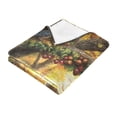 thumbnail image 3 of Thanksgiving Fairy Forest Throw Blanket 60" x 90" Soft and Warm Blankets for Couch Sofa and Bed, 3 of 7