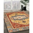 thumbnail image 2 of Ahgly Company Indoor Rectangle Abstract Chestnut Red Abstract Area Rugs, 8' x 12', 2 of 6