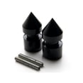 thumbnail image 2 of Krator Spike Black Swingarm Spools Sliders Motorcycle Compatible with Yamaha FZ-1 (FZS10V) 2004-2008, 2 of 3