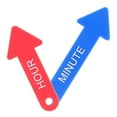 thumbnail image 1 of Phenofice 2Pcs Teaching Demonstration Clock Needle Toy Plastic for Learning Activities, 1 of 8