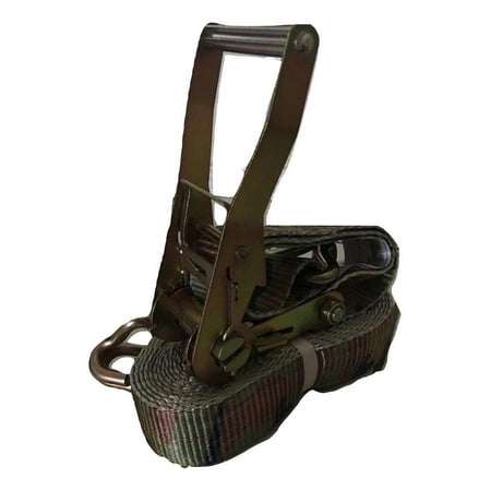 

Camo 2 x 27 Ft. Heavy Duty Flatbed Ratchet Strap w/ Wire Hooks | R27WCAMO