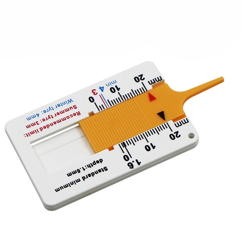Plastic Tire Ruler 020MM Vernier Depth Caliper Tire Depth Ruler