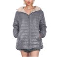 thumbnail image 2 of Dxzfnsa Women's Winter Warm Coats Womens Fashion Fleece Sherpa Lined Coats Winter Thicken Solid Color Puffer Jackets, 2 of 7