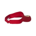 thumbnail image 2 of Solid Adjustable Blank Visor, Red, 2 of 3