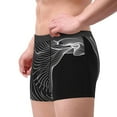thumbnail image 3 of KLL Geometric Lines Dog Art Men's Cotton Boxer Briefs Underwear-Medium, 3 of 7